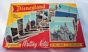 1950s Disneyland - The Magic Kingdom Writing Notes